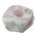 Rose Quartz Tealight Candle Holder ~10cm