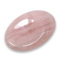 Rose Quartz Thumb Stone ~40mm