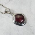 Rubellite (Pink Tourmaline) 925 Silver Pendant ~20mm