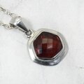 Rubellite (Pink Tourmaline) 925 Silver Pendant ~20mm