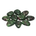 Ruby Zoisite Drilled Tumble Stone