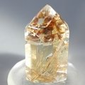 Rutilated Gold Quartz Polished Point ~4 x 2.5cm