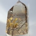 Rutilated Smoky Quartz Polished Point ~5.5 x 4.25cm