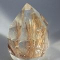 Rutilated Gold Quartz Polished Point ~5.5 x 4.5cm