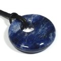 Sagittarius Birthstone Necklace - Sodalite Donut