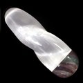 Selenite & Rainbow Fluorite Spiral Massage Wand ~9cm
