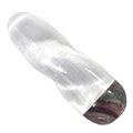 Selenite & Rainbow Fluorite Spiral Massage Wand ~9cm