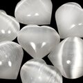 Selenite Crystal Heart ~45mm