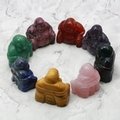 Selenite Sitting Buddha Statue