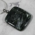 Seraphinite Gemstone Pendant ~29mm