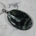 Seraphinite Gemstone Pendant ~33mm