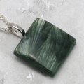 Serephinite Gemstone Pendant ~23mm