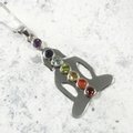 Seven Chakra Buddha Sterling Silver Pendant