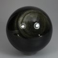 Sheen Obsidian Crystal Sphere ~65mm