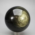 Sheen Obsidian Crystal Sphere ~74mm
