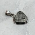 Shungite 925 Silver Pendant ~16mm