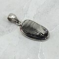 Shungite 925 Silver Pendant ~21mm