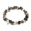 Smoky Quartz Gemstone Chip Bracelet