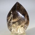Smoky Quartz Polished Flame  ~72mm