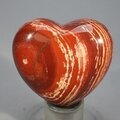 Snake Skin Jasper Crystal Heart ~45mm