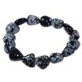 Snowflake Obsidian Bracelet - 'Recuperation'