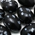 Snowflake Obsidian Crystal Egg ~48mm