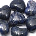 Sodalite Crystal Heart ~45mm