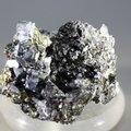 Sphalerite with Pyrite and Quartz Healing Crystal ~35mm