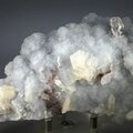 Stilbite with Apophyllite on Chalcedony base ~140mm