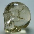 GORGEOUS Smoky Citrine Crystal Skull ~78x66mm