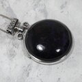Sugilite Circle 925 Silver Pendant ~47mm