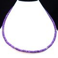 Sugilite Roundel Bead Necklace (AA Grade) ~19"