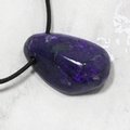 Sugilite Pendant With Wax Cotton Cord  ~31 x 18mm
