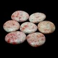 Sunstone Flat Tumble Stone ~35-37mm