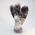 Superior Extra Large Chevron Amethyst Angel ~9cm