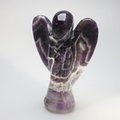 Superior Extra Large Chevron Amethyst Angel ~9cm