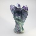 Superior Extra Large Rainbow Fluorite Angel ~93mm