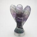 Superior Extra Large Rainbow Fluorite Angel ~93mm