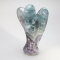 Superior Extra Large Rainbow Fluorite Angel ~95mm