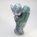 Superior Extra Large Rainbow Fluorite Angel ~95mm