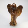 Superior Extra Large Tiger Eye Angel ~90mm