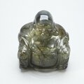 Superior Labradorite Sitting Buddha Statue ~52mm