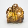 Superior Tiger Eye Carved Buddha Statue ~52mm