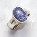 Tanzanite & Silver Ring ~ 7 US Ring Size , O UK Ring Size