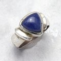 Tanzanite & Silver Ring ~ 7 US Ring Size , O UK Ring Size