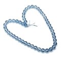 Tanzanite Aura Beads ~8mm Round