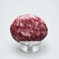 Thulite Polished Flat Stone ~43mm