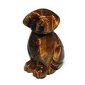 Tiger Eye Crystal Dog