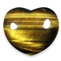 Tiger Eye Crystal Heart ~45mm