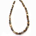 Tiger Eye Crystal Necklace with clasp - 18 Inches